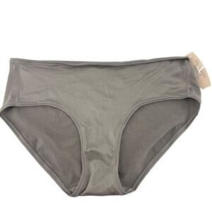 Victoria's Secret Silk Satin Everyday Perfect Hiphugger Pantie Taupe Size Large